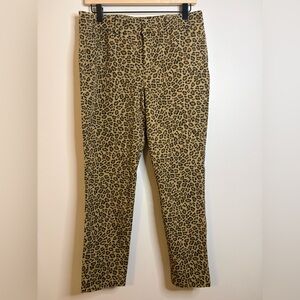 Women’s Old Navy High Rise Pixie Skinny pants leopard print size 10